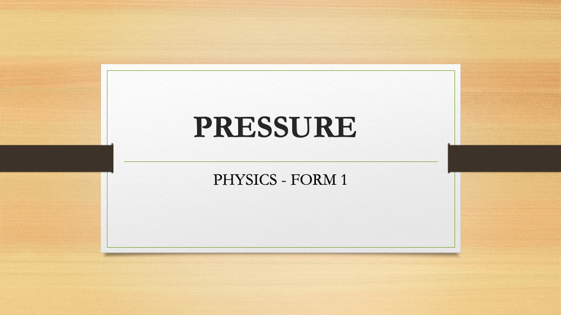 PRESSURE